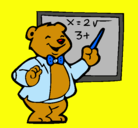 Dibujo Profesor oso pintado por Nubesitha