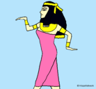 Dibujo Bailarina egipcia  pintado por juno_288