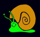 Dibujo Caracol  pintado por musiclikemy