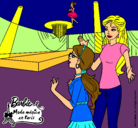 Dibujo Barbie descubre a las hadas mágicas pintado por valita