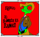 Dibujo Rango pintado por rango