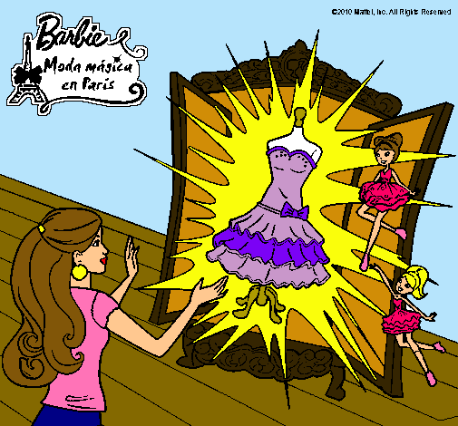 El vestido mágico de Barbie