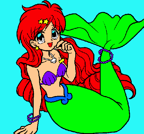 Dibujo Sirena pintado por Konniiitha