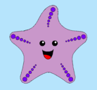 Dibujo Estrella de mar pintado por martazd