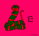 Dibujo Serpiente pintado por SERPIENTEV