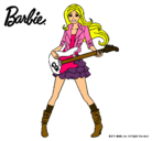 Dibujo Barbie guitarrista pintado por mhaivy