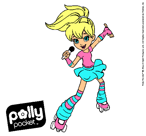 Dibujo Polly Pocket 2 pintado por Lolaricura