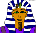 Dibujo Tutankamon pintado por Ruben1974