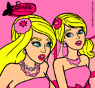 Dibujo Barbie y su amiga pintado por SOFIA-REBECA