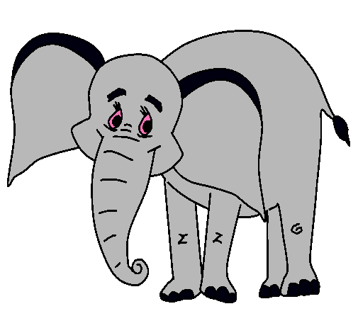 Elefante feliz