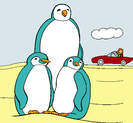 Familia pingüino