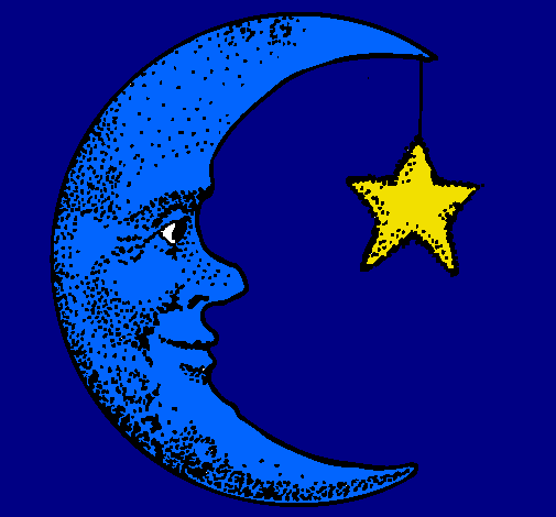 Luna y estrella