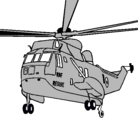 Dibujo Helicóptero al rescate pintado por neftali