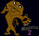 Dibujo Madagascar 2 Alex 2 pintado por 777777777777