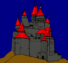 Dibujo Castillo medieval pintado por benjamiiin