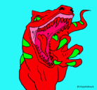 Dibujo Velociraptor II pintado por bill