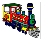 Dibujo Tren pintado por jramldp