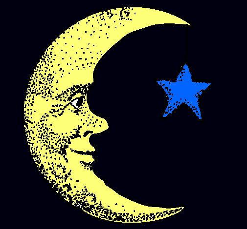 Luna y estrella