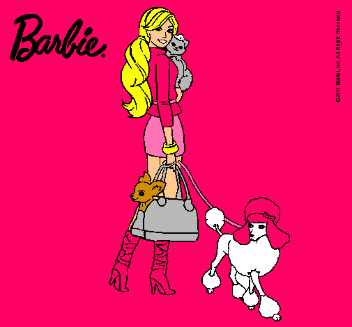 Dibujo Barbie elegante pintado por Ultralili2