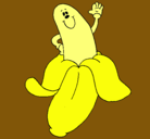 Dibujo Banana pintado por matich