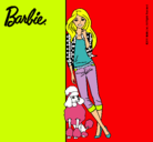 Dibujo Barbie con cazadora de cuadros pintado por mhaivy