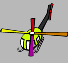 Dibujo Helicóptero V pintado por emerson