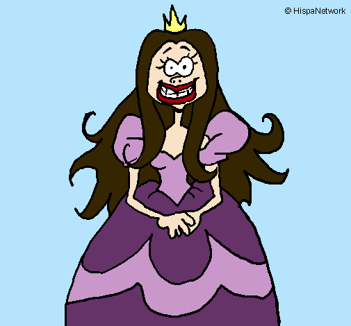 Dibujo Princesa fea pintado por xime99