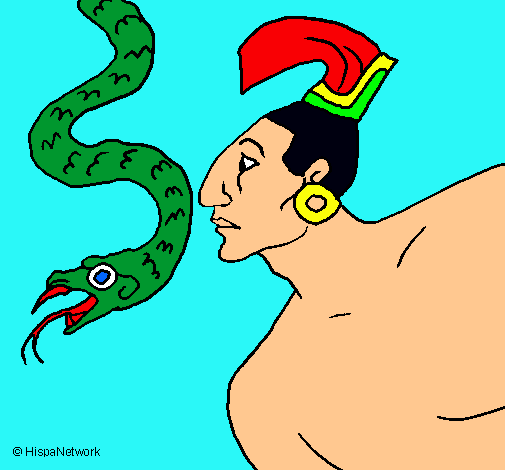 Serpiente y guerrero