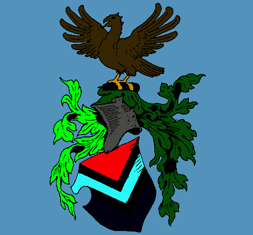 Escudo de armas y aguila 