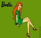 Dibujo Barbie sentada pintado por Bryna2