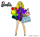 Dibujo Barbie de compras pintado por jimin