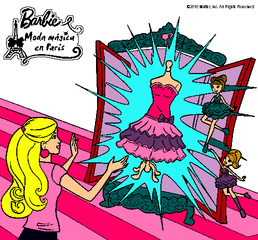 El vestido mágico de Barbie