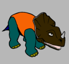 Dibujo Triceratops II pintado por gbhfv