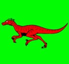 Dibujo Velociraptor pintado por homega