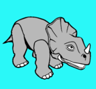 Dibujo Triceratops II pintado por Nativida