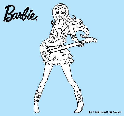 Barbie guitarrista