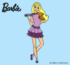 Dibujo Barbie y su mascota pintado por Mirene