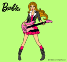 Dibujo Barbie guitarrista pintado por sdkjgv