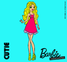 Dibujo Barbie Fashionista 3 pintado por elias