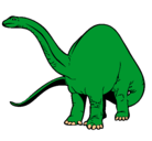 Dibujo Braquiosaurio II pintado por zamira