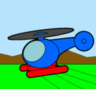 Dibujo Helicóptero pequeño pintado por powerdavid4