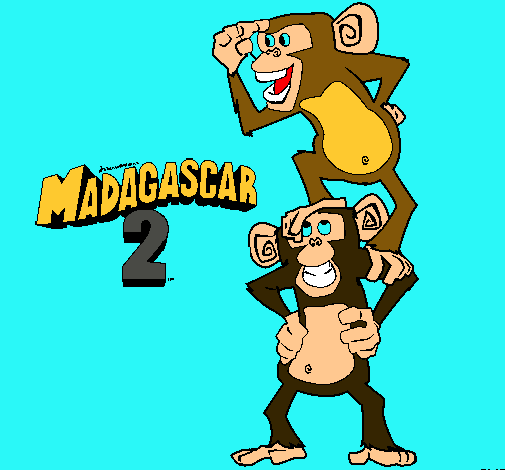 Madagascar 2 Manson y Phil