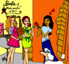 Dibujo Barbie de compras con sus amigas pintado por ADRIANYYOLY