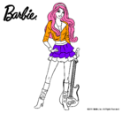 Dibujo Barbie rockera pintado por 321232123212
