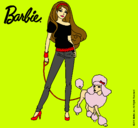 Dibujo Barbie con look moderno pintado por Bryna2