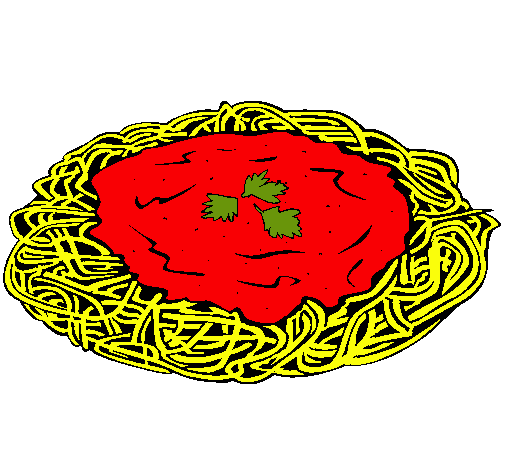 Dibujo Espaguetis con queso pintado por eric24475