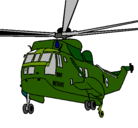 Dibujo Helicóptero al rescate pintado por migel