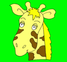 Dibujo Cara de jirafa pintado por agustina_rossi