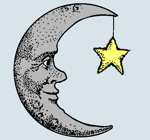 Luna y estrella