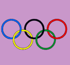 Dibujo Anillas de los juegos olimpícos pintado por Gitchwa